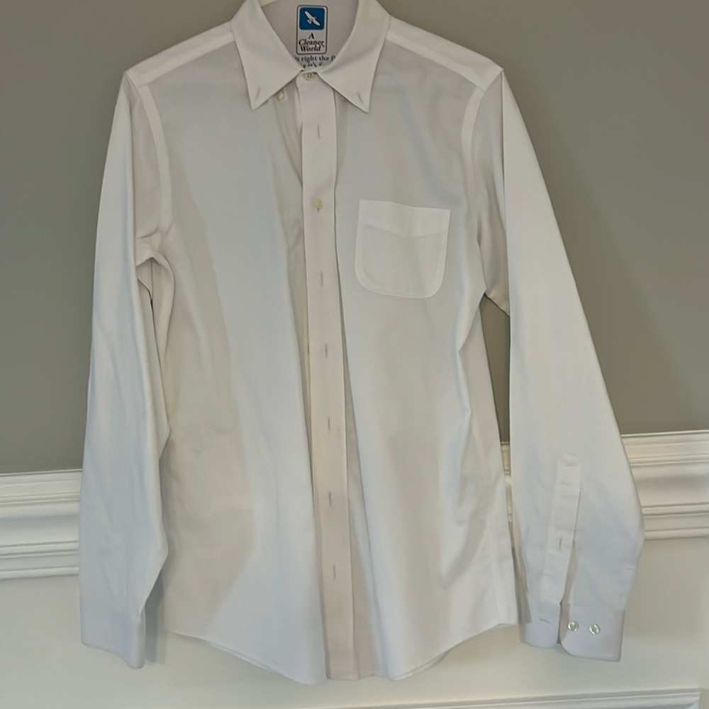 Brooks brothers white button down (boys 18)
